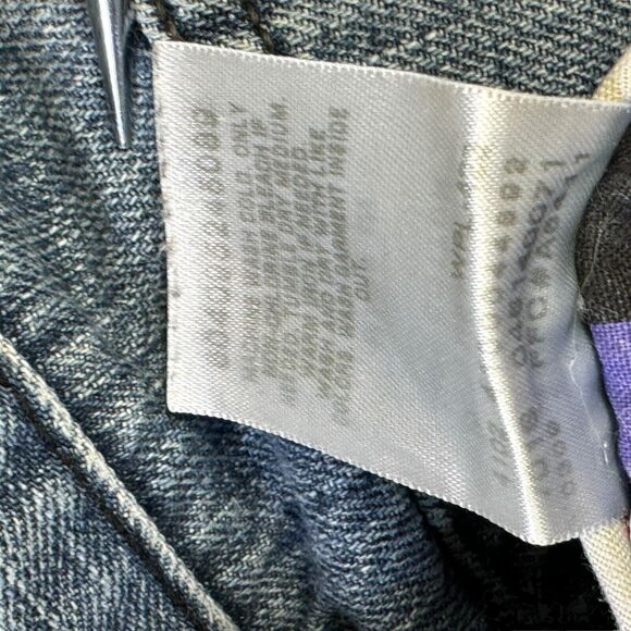 Levi's 514 Men Blue Straight Slim Jeans W32 L32 Red Tab 5 Pocket Zip 100% Cotton - Picture 10 of 10